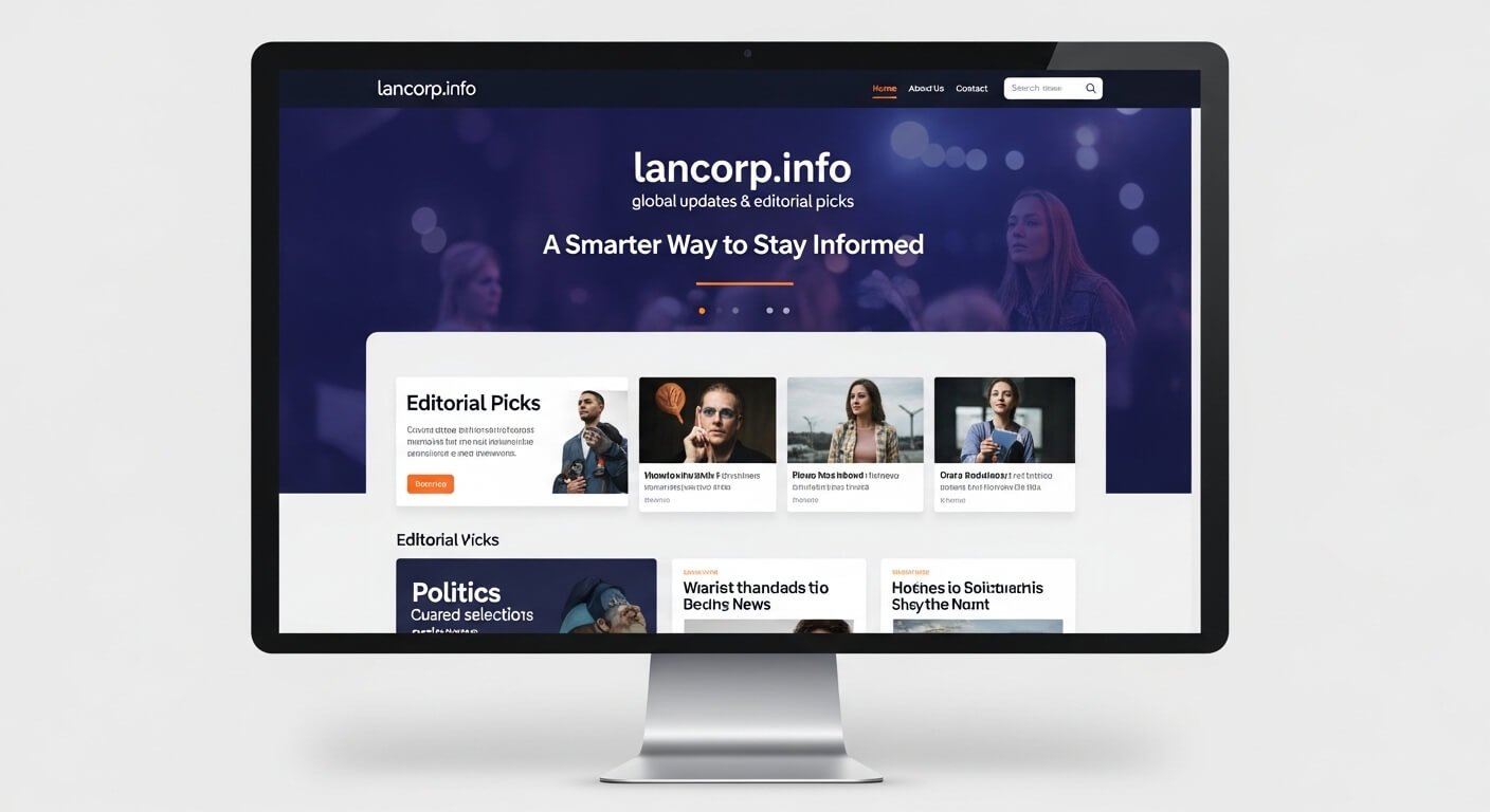 What is lancorp.info - global updates & editorial picks?